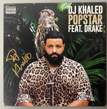 DJ Khaled Popstar Feat Drake Autographed Signed  7" Vinyl Record ACOA
