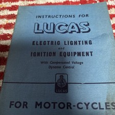 lucas electronic lighting and ignition motorcycle  manual 