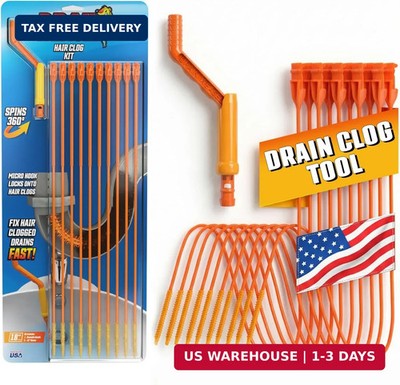 FlexiSnake Drain Weasel Sink Snake Hair Clog Remover Tool, Sink, Pipe, Bathroom,