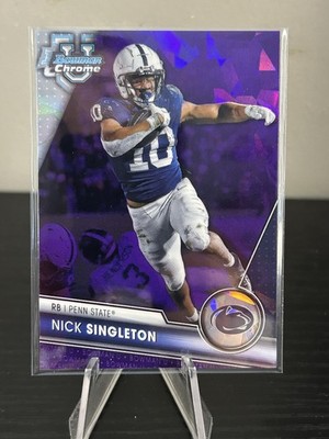 2023 Bowman University Chrome Sapphire #114 Nick Singleton Purple Sapphire #/10