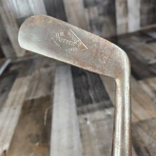 The Winner Putter Antique Hickory Wood Shaft Forged Steel Blade Golf Club 35"