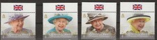 Pitcairn Islands 2016 Queen Elizabeth II 90th Birthday & Tab Set of 4 - MNH3