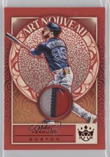 2022 Panini Diamond Kings Art Nouveau Relics Red 6/9 Alex Verdugo #AN-AV ii1