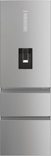 Haier HTW5618EWMG 3 Door Fridge Freezer Frost Free Stainless Steel