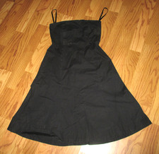 Little Black Dress~Sleeveless~GAP Brand~Ladies~Size 1~Shelf Bra~Pre-Owned
