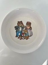 Oneida Deluxe The Three Bears Kids Children Bowl 3243 Vintage 1970s cute
