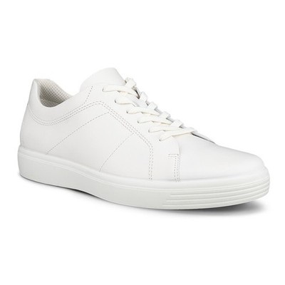 ECCO MEN'S 48 CLASSIC SNEAKER TRIPLE WHITE CASUAL STYLE 53734401007 NIB