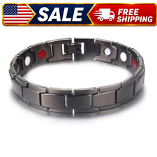 Copper Magnetic Bracelet Energy Healing Therapy Arthritis Pain Relief Men Women