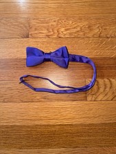 Purple Clip On Bow tie FREE SHIPPING