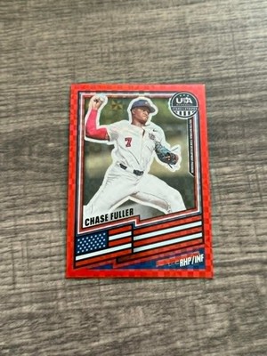 2026 Panini Prizm USA Stars & Stripes Chase Fuller Red Power Prizm #/149
