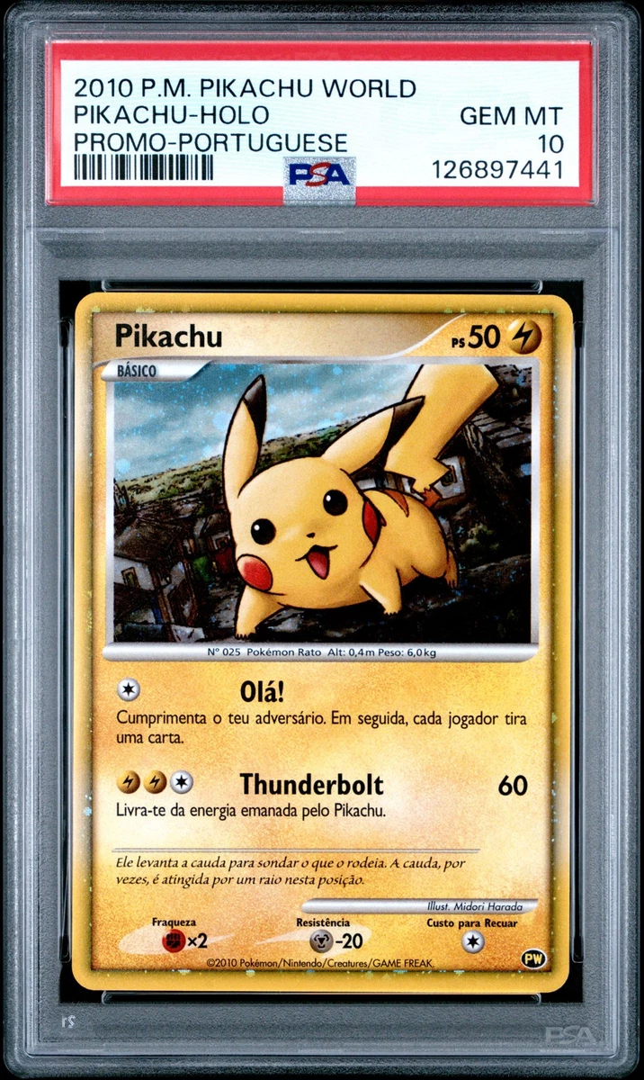 Pikachu Pokémon TCG Professional Sports Authenticator (PSA