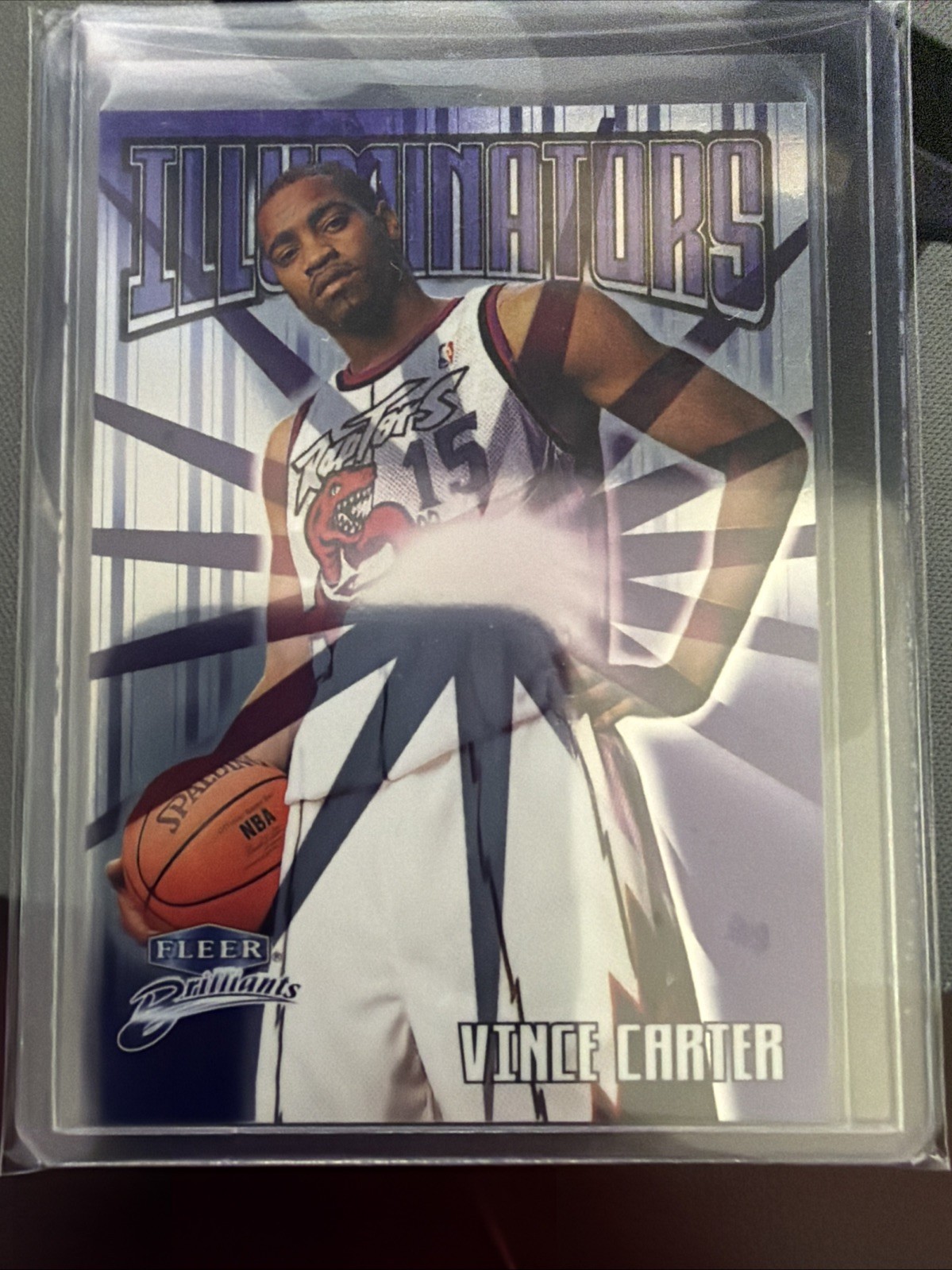 Fleer 1998-99 Brilliants Vince Carter #4 I Illuminators Raptors