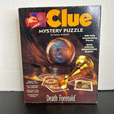 CLUE Mystery Puzzle Death Foretold COMPLETE 1994