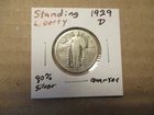 Standing Liberty Quarter, 1929-D, 90% SILVER!! #106