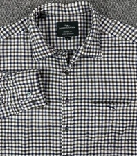 Rodd & Gunn Shirt Men’s Medium Original Fit Button Up Linen Blend Preppy Classic
