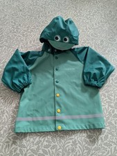 Polarn O. Pyret Waterproof Jacket 2-4 Years With Cute Frog Hood