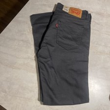 Men's Levis 511 Slim fit gray jeans NWT NICE 34 x 32 stretch