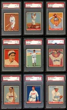 1933 Goudey All-PSA Near Complete Set / Lot 5 - EX 5696469 (94 / 239 cards)