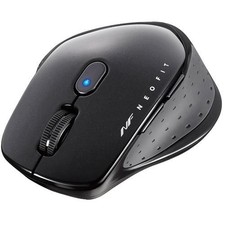 BSMBW510MBK Wireless BlueLED 5-Button Neo Fit Mouse, Medium, Black