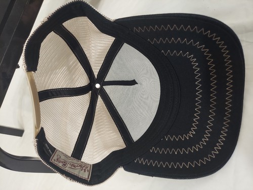 Goorin Bros Black Snapback Trucker Hat Cap Cotton Blend Cock Rooster - Imagen 8 de 9