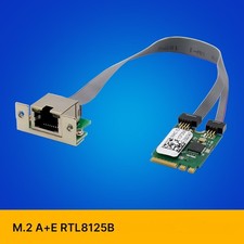 M.2 A+E KEY 2.5G Ethernet LAN Card RTL8125B Industrial Control Card PCI Express
