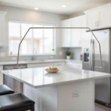 Stainless Steel Refrigerator Icemaker Shutoff Arm Replaces Parts for Whirlpool