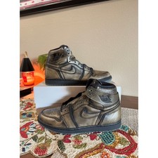 Size 11.5 - Jordan 1 Retro High OG Wings Black Metallic Gold Bronze AA2887 035