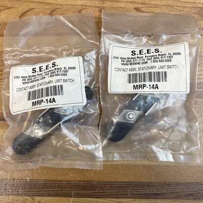 S.E.E.S. Contact Assembly Stationary Limit Switch P/N MRP-14A Set Of 2