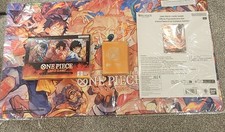 one peice Flame Flame Fruit Ace Vorfach + Matte Sealed und Premium Karten Sammlung