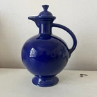 Vintage Fiesta COBALT Carafe with Cork Stopper Art Deco 1936-1946 Very Nice