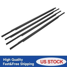 4pcs Window Weatherstrip Seal Belt Moulding For Mitsubishi Outlander 2006-2012 4pcs Window Weatherstrip Seal Belt Moulding For Mitsubishi Outlander 2006-2012