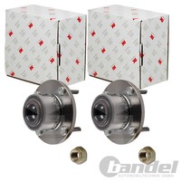 2X Nk RADLAGER-SATZ Vorne Passend FÜR Mitsubishi Colt Smart Forfour