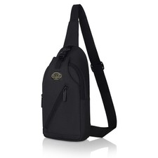Hudson & James Small Sling Bag, Lightweight Crossbody Backpack for Men Women Kid