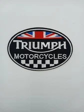 TRIUMPH MOTORCYCLES EMBROIDERED PATCH IRON/SEW On