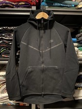 Nike Tech Fleece Windrunner Full-zip Hoodie Jacket Black Medium 805144-010