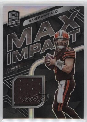 2020 Panini Spectra Max Impact Relics 85/99 Baker Mayfield #30 k2f