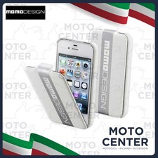 CUSTODIA MOMO DESIGN FLAP BIANCA PER IPHONE 4/4S CELLULAR LINE