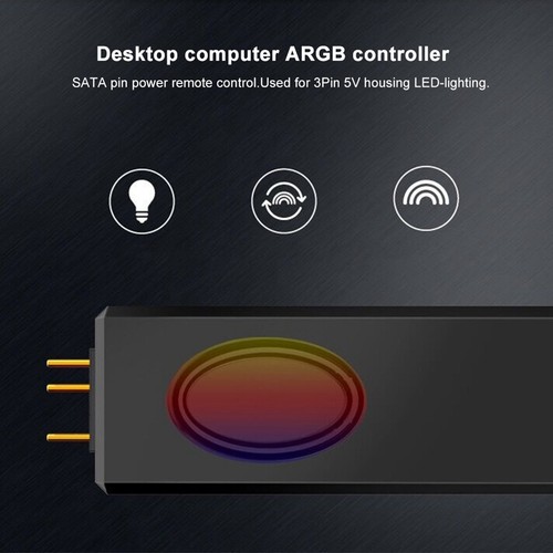 RF Remote Control Fan Light Controller PC Accessories 5V Symphony ARGB & FY - Afbeelding 2 van 22