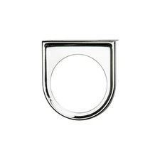 GlowShift Universal Chrome Single Gauge Under Dash Mounting Bracket Pod 52mm