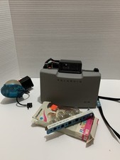 Polaroid Automatic 210 Land Camera w/Flash Model 268 Cold Card  Bulbs Vintage
