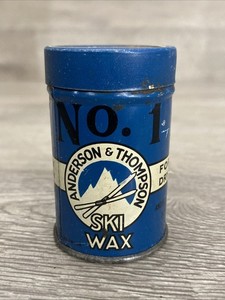 Anderson & Thompson Ski Wax No 1 Ski Advertising Seattle WA