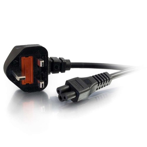 Kabel zasilający do laptopa C2G 2 metry C5 (IEC60320C5 do BS1363) 6 stóp zasilanie koniczyny