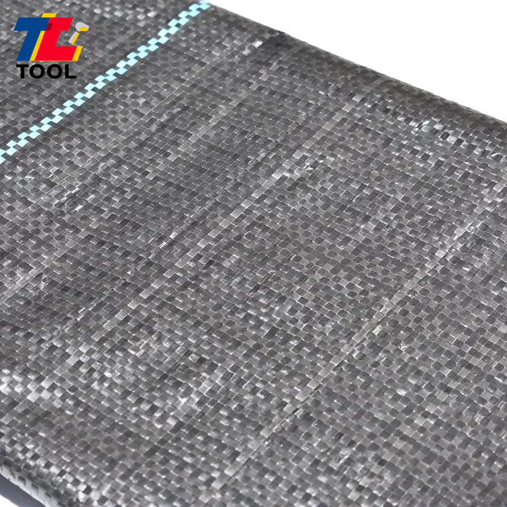 3.2-Ounce 3×300FT Weed Cover Weed Barrier PE Woven Ground Cover Landscape Fabric