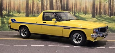 VERY RARE 1/18 Autoart Biante 1977 Holden HZ Sandman Utility Jasmine Yellow