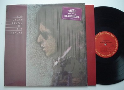 BOB DYLAN Blood On The Tracks NM- COLUMBIA original 1975 vinyl LP shrink hype