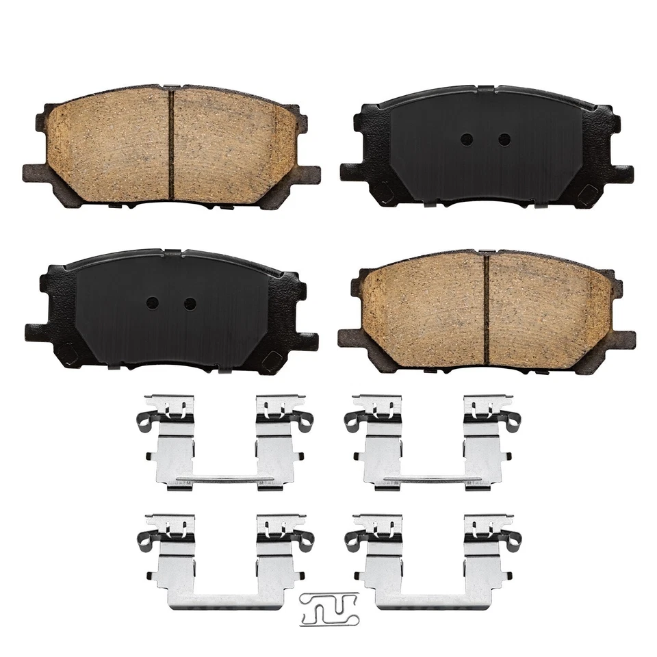 Pastilla de freno delantera de cerámica para Lexus RX330 RX350 RX400h 2006 2007 Toyota Highlander Foto 4 de 4