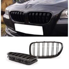 PREMIUM Sport Kühlergrill schwarz glänzend glanz Set passend für BMW 5er F10 F11
