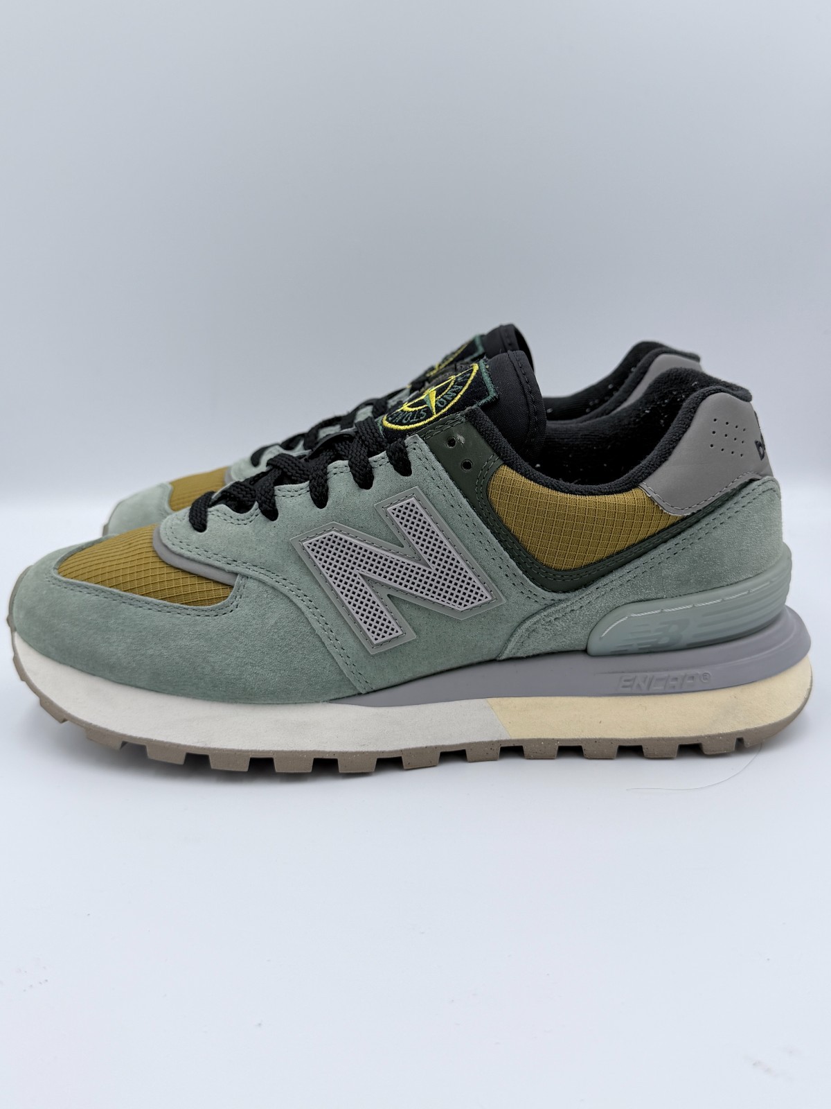 Size 8 - Stone Island x New Balance 574 Legacy Light Green thumbnail 4