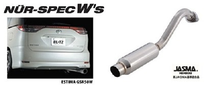BLITZ NUR-SPEC W'S EXHAUST FOR TOYOTA BB NCP35 1NZ-FE 67056