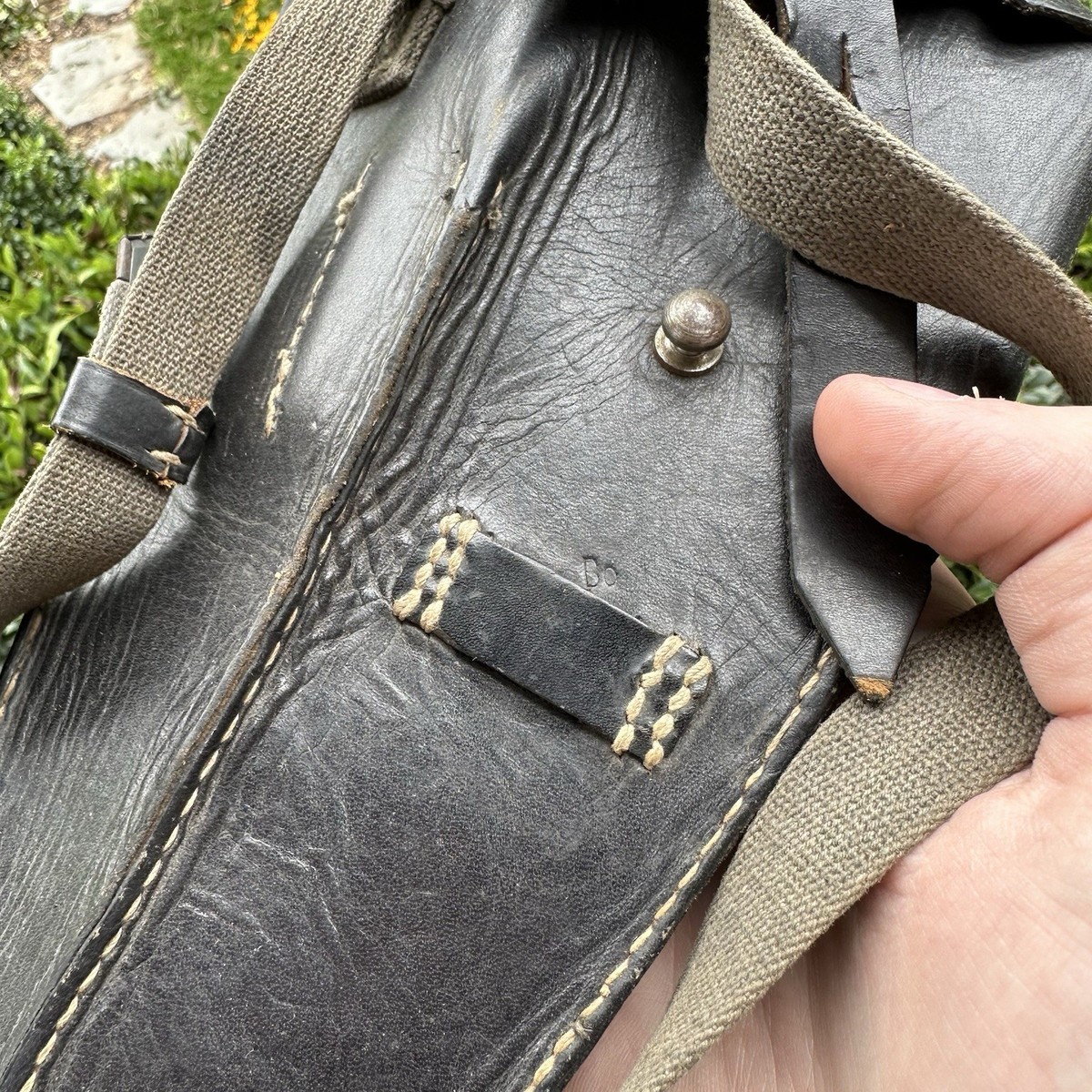 ORIGINAL WWII WW2 German K98 Rifle Grenade Launcher Leather Pouch